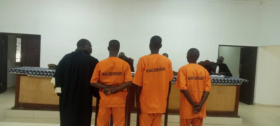 Première session correctionnelle du tribunal militaire de Bouar