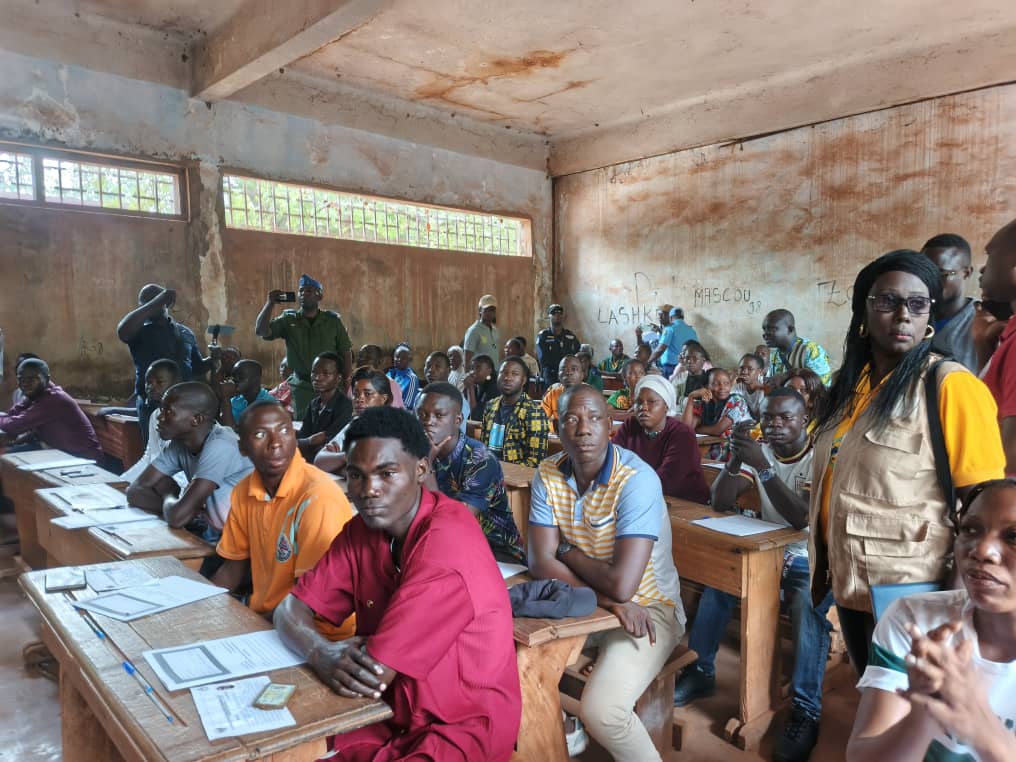 Plus de 12 000 candidats pour le recrutement de la police et de la gendarmerie en RCA