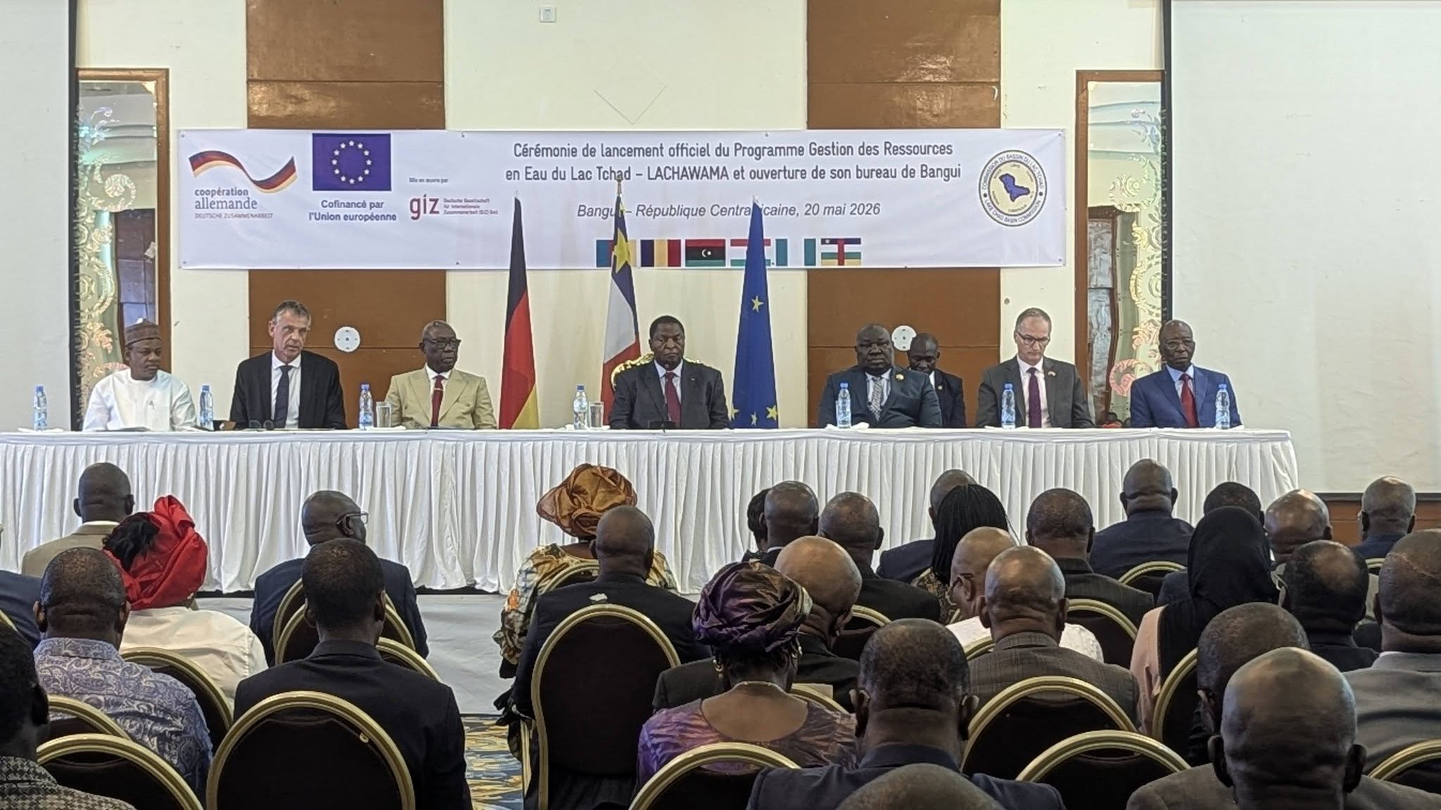 Lancement de la phase 2 du projet de gestion des ressources en eau du bassin du lac Tchad à Bangui : Un engagement renouvelé pour la résilience régionale
