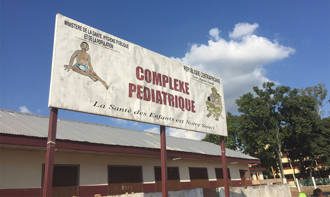 Le Complexe Pédiatrique de Bangui voit son affluence chuter